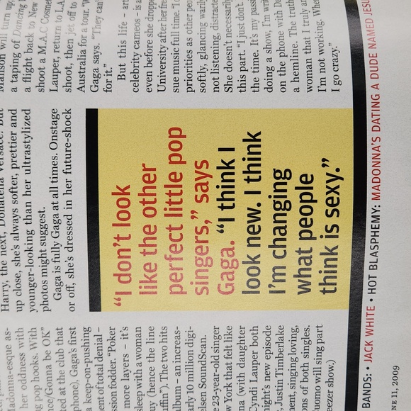 LADY GAGA ROLLING STONE ISSUE 1080, June 11, 2009, The Rise of LADY GAGA - Picture 12 of 17
